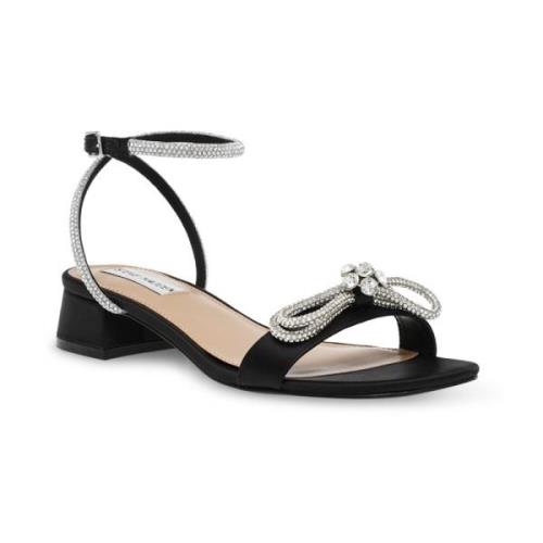 Zwarte platte sandalen voor modebewuste vrouwen Steve Madden , Black ,...