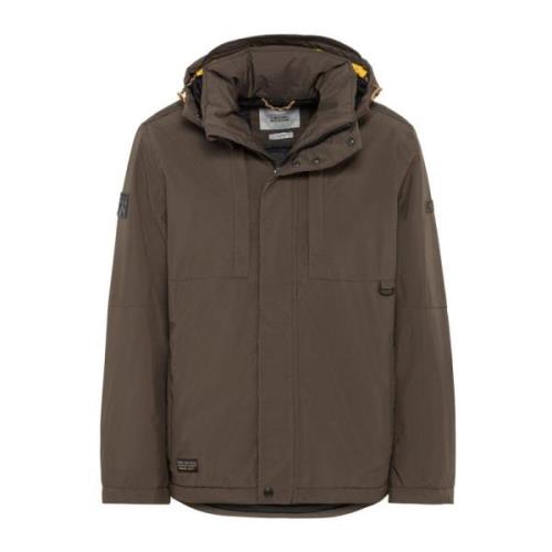 Bruine Winterjas met Rits Camel Active , Brown , Heren