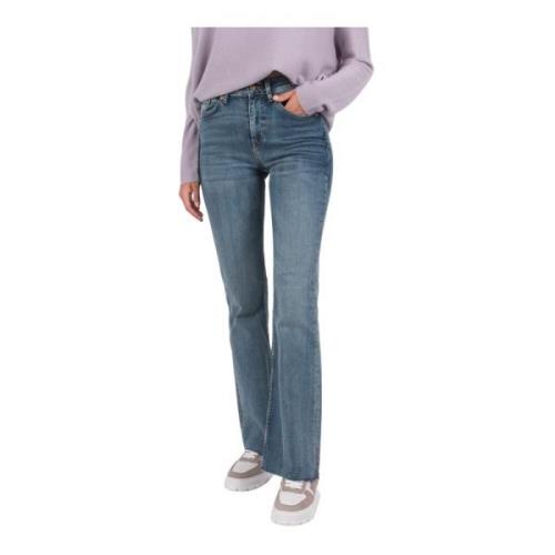 Klassieke Straight Jeans Drykorn , Blue , Dames