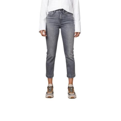 Cropped Jeans - Trendy en veelzijdig Drykorn , Gray , Dames