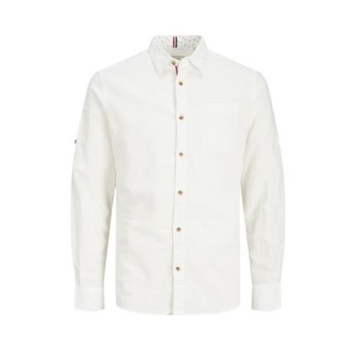 Stijlvol Overhemd Jack & Jones , White , Heren