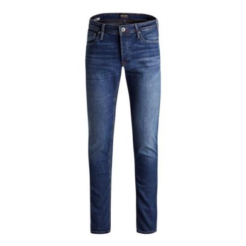 Stijlvolle Slim-Fit Jeans voor Heren Jack & Jones , Blue , Heren