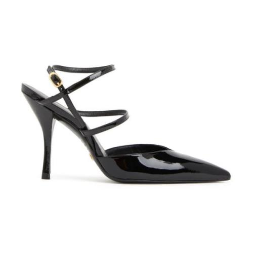 Lakbanden Stilettohak Pomp Stuart Weitzman , Black , Dames