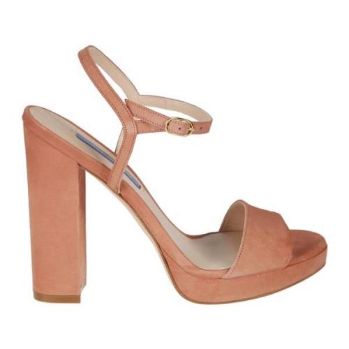 Verhoog je stijl met hoge hak sandalen Stuart Weitzman , Pink , Dames