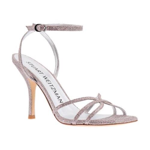 Glamour Hoge Hak Sandalen Stuart Weitzman , Pink , Dames