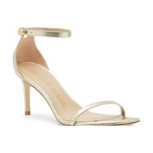 Nudistcurve 75 sandalen Stuart Weitzman , Beige , Dames