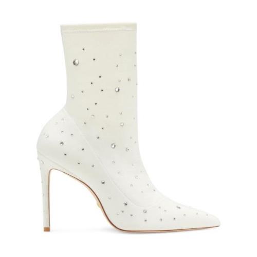 Cosmic Kristal Bootie Stuart Weitzman , White , Dames