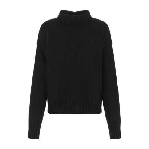 Zwarte Oversized Cashmere Trui Jil Sander , Black , Dames