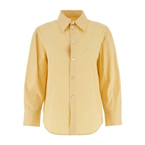 Verhoog je stijl met oversized poplin overhemd Jil Sander , Yellow , D...