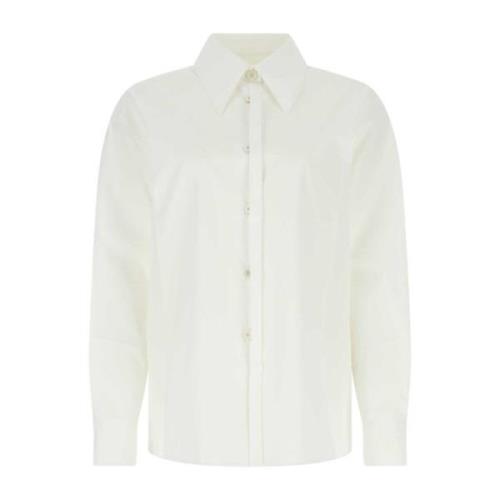 Oversized Poplin Overhemd Jil Sander , White , Dames