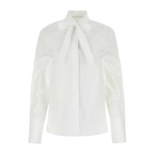 Elegante Witte Poplin Overhemd Jil Sander , White , Dames