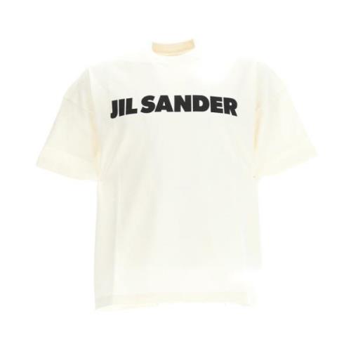 Korte Mouw T-Shirt Jil Sander , Beige , Heren