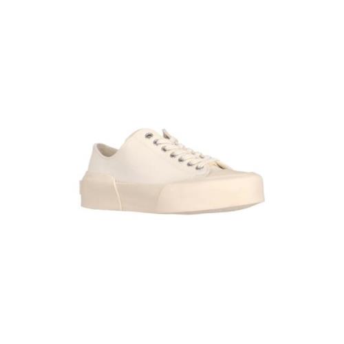 Witte Sneakers Jil Sander , White , Dames