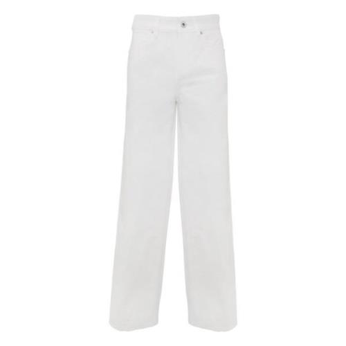 Wijde jeans voor vrouwen Jil Sander , White , Dames