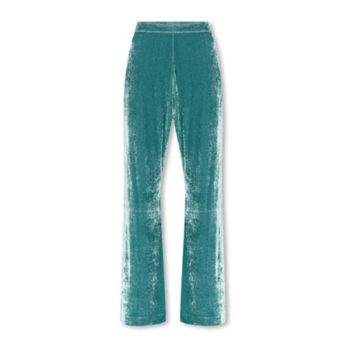 Fluwelen broek Jil Sander , Green , Dames