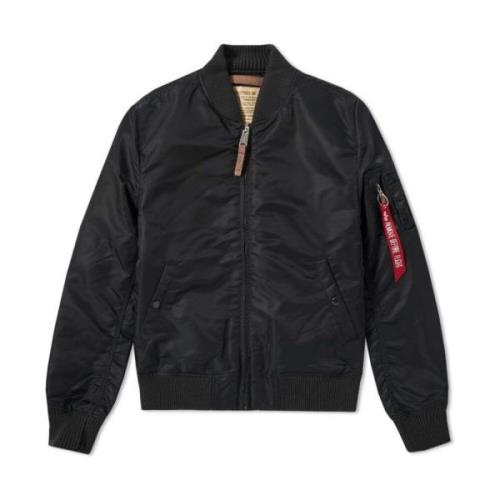 Bomberjacks Alpha Industries , Black , Heren