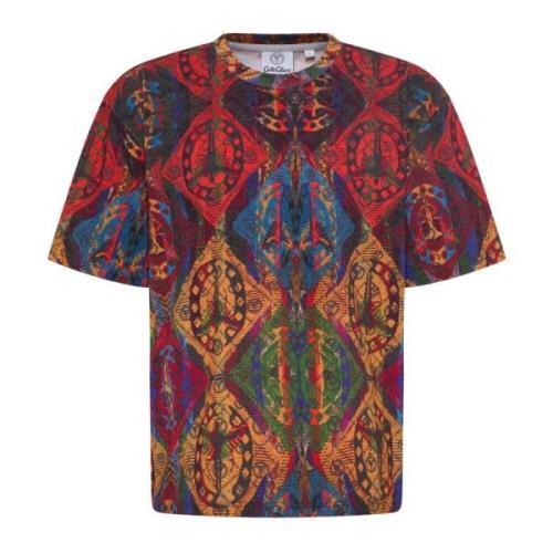 Oversized T-shirt Carlo Colucci , Multicolor , Heren