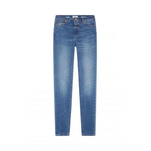 Italiaans Gemaakt Lizzy Straight Jeans Closed , Blue , Dames