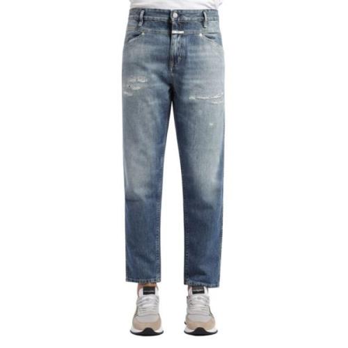 Wijde Pijp en Slim Fit Eco-Denim Jeans met Distressed Details Closed ,...