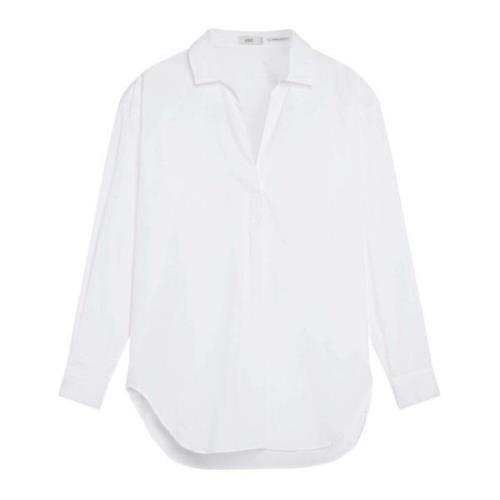 Witte Blouses Closed , White , Dames