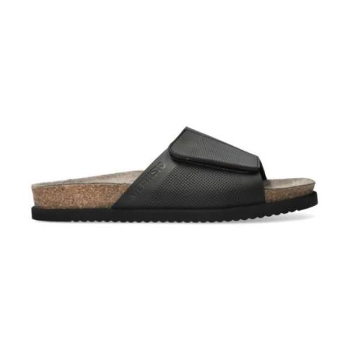 Ontspannen herenslipper met Soft-Air tussenzool Mephisto , Black , Her...