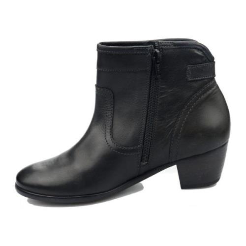 Stijlvolle Dames Enkellaars Mephisto , Black , Dames