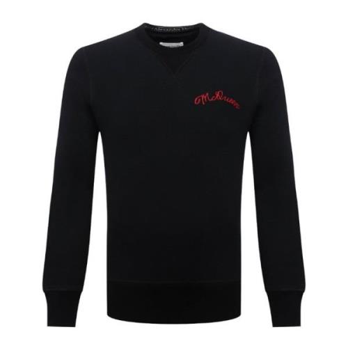 Trainingsshirt Alexander McQueen , Black , Heren