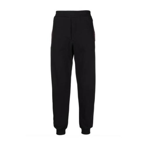 Tape Logo Joggers voor heren Alexander McQueen , Black , Heren