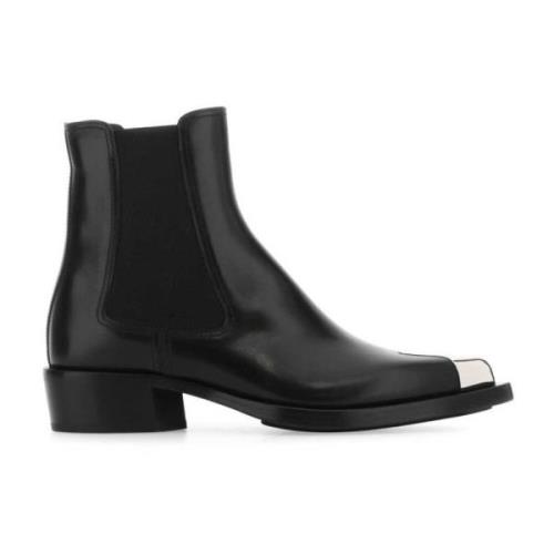 Stijlvolle Dames Chelsea Laarzen Alexander McQueen , Black , Dames