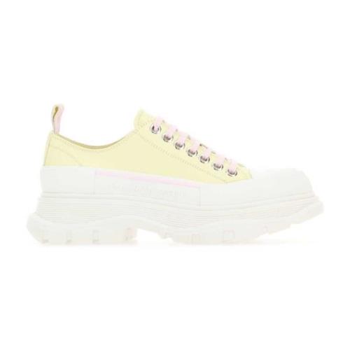 Stijlvolle Veterschoenen voor Dames Alexander McQueen , Yellow , Dames