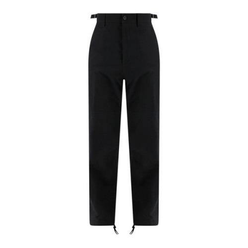 Zwarte Ss23 Organische Katoenen Broek Alexander McQueen , Black , Here...