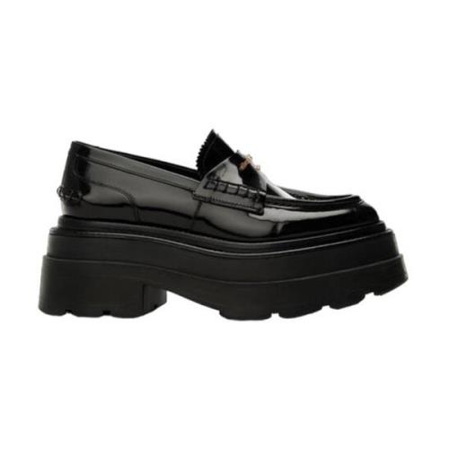 Elegante Glossy Loafers Alexander Wang , Black , Dames