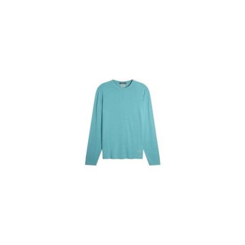 Turquoise Oversized Ronde Hals Jersey C.p. Company , Blue , Heren