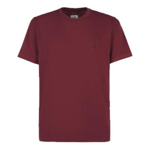 Iconisch Katoenen Jersey T-Shirt C.p. Company , Red , Heren