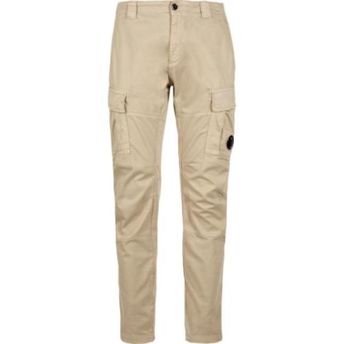 Bruine Stretch Cargo Broek C.p. Company , Beige , Heren