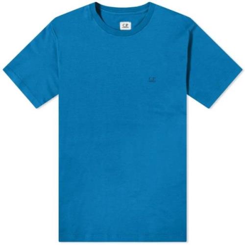 Lyons Blue Small Logo T-Shirt C.p. Company , Blue , Heren