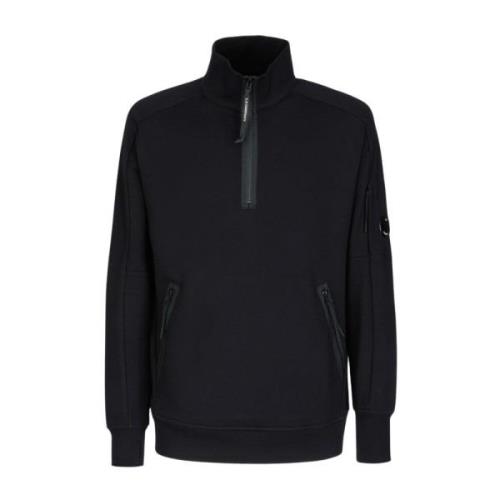 Zwarte Katoenen Sweatshirt C.p. Company , Black , Heren
