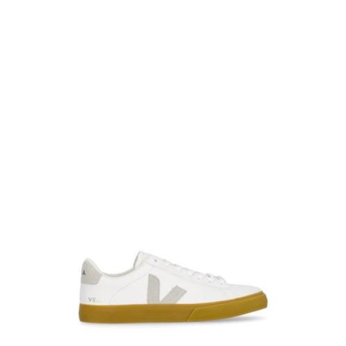 Witte Leren Sneakers voor Mannen Veja , White , Heren