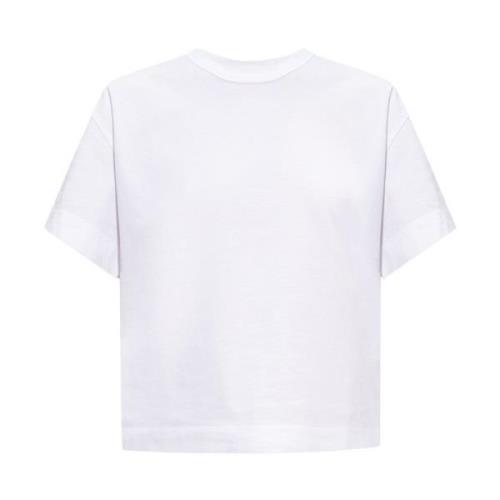 Katoenen T-shirt Canada Goose , White , Dames