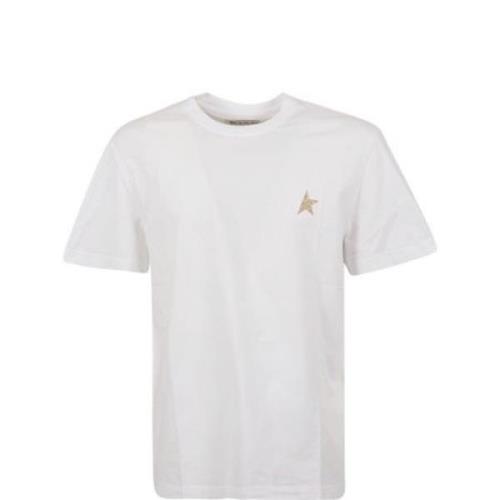 Stijlvolle U. T-shirt voor mannen Golden Goose , White , Heren