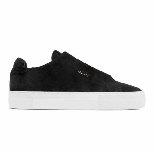 Premium Laceless Suede Sneakers Axel Arigato , Black , Dames