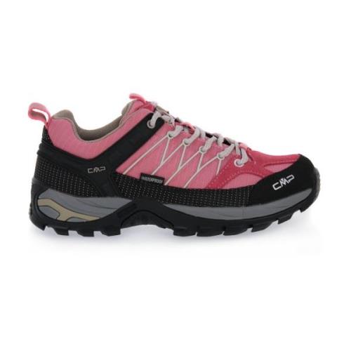 Dames Leren Trekking Sneakers CMP , Pink , Dames