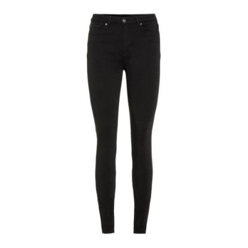 Super Slim Zwart Jeans | Freewear Zwart Vero Moda , Black , Dames