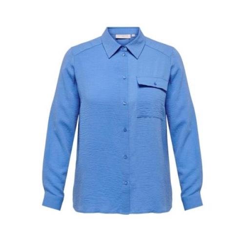 Stijlvol Overhemd Only , Blue , Dames