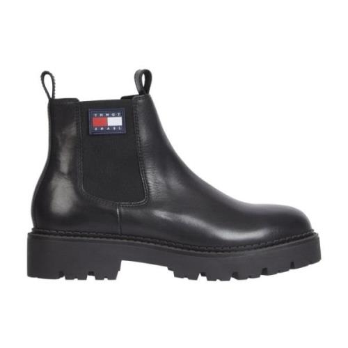 Heritage Branding Chelsea Boot Tommy Jeans , Black , Heren