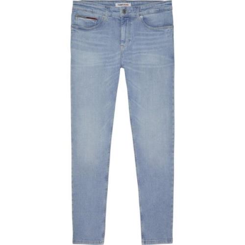 Slim-fit Denim Jeans Tommy Jeans , Blue , Heren