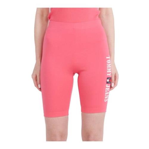 Short Shorts Tommy Jeans , Pink , Dames