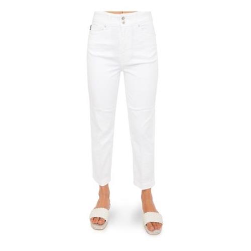 Slim-Fit Broek Love Moschino , White , Dames