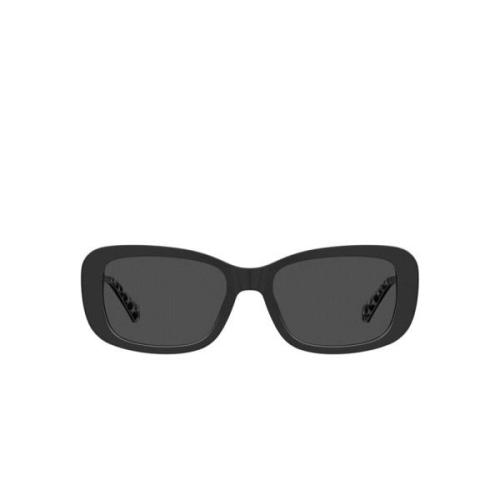 Vierkante zonnebril voor vrouwen Love Moschino , Black , Dames