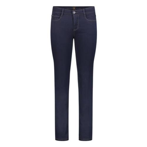 Donkere Rinsewash Slim-fit Jeans Dream D801 MAC , Blue , Dames